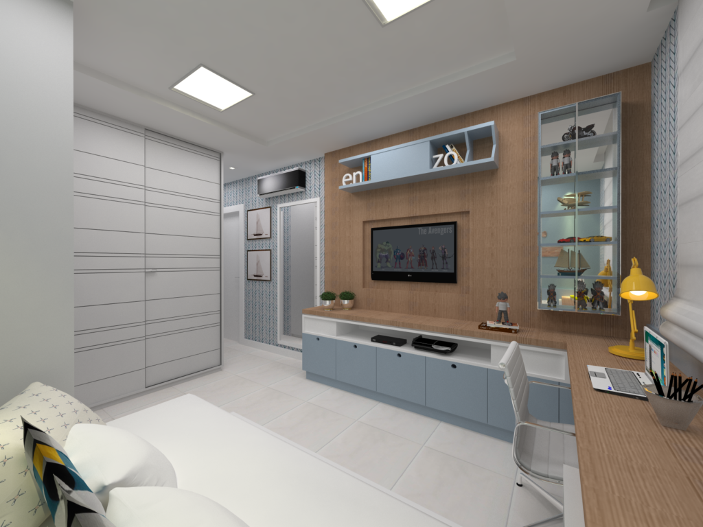 Boys Bedroom 1- Escritório Arquitetura Camila Fleck - Barra da Tijuca - Rio de Janeiro