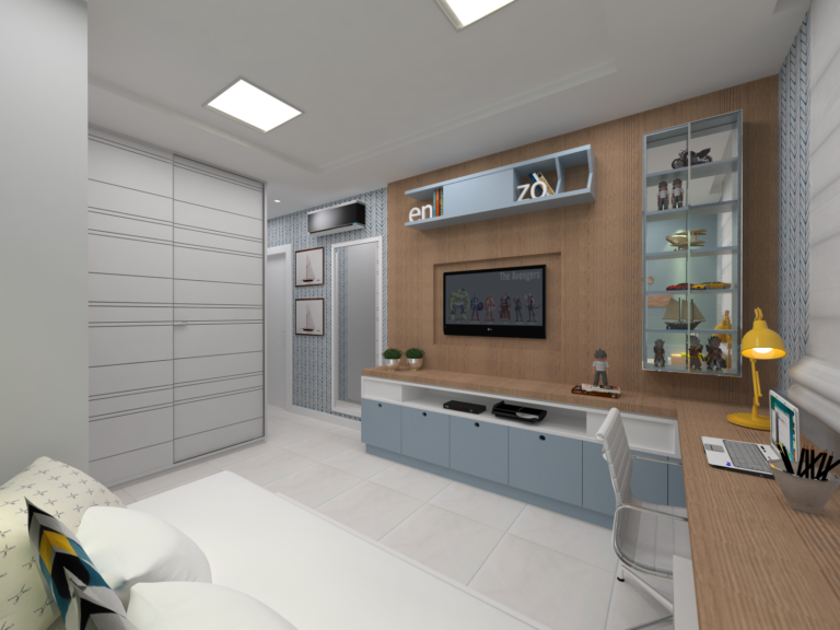 Boys Bedroom 1- Escritório Arquitetura Camila Fleck - Barra da Tijuca - Rio de Janeiro