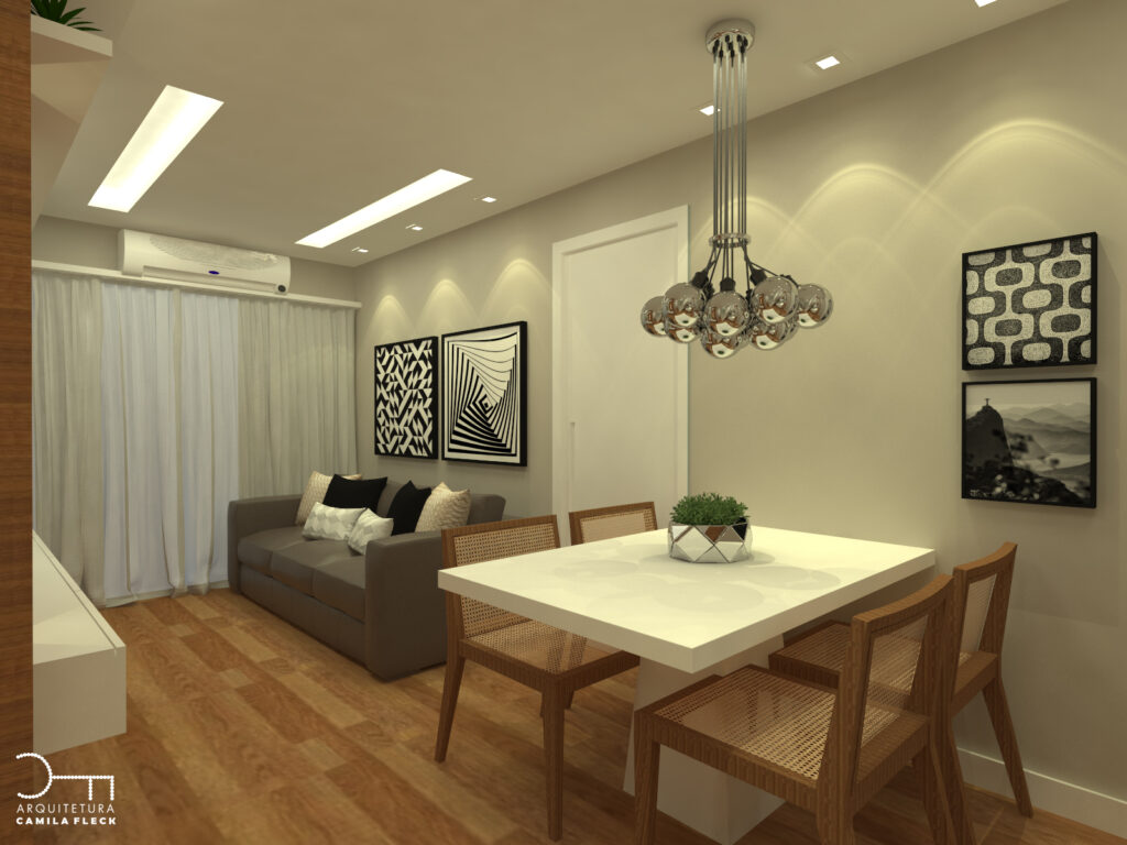 Compact Living Ap 8 - Escritório Arquitetura Camila Fleck - Barra da Tijuca - Rio de Janeiro