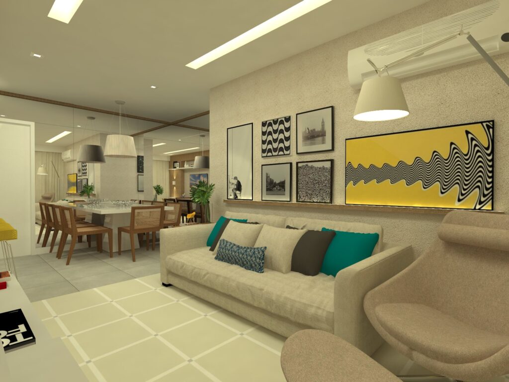 Cozy Bege 1 - Escritório Arquitetura Camila Fleck - Barra da Tijuca - Rio de Janeiro